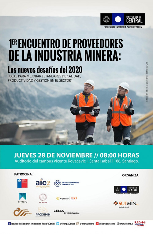 Sutmin organizará encuentro para proveedores de la industria