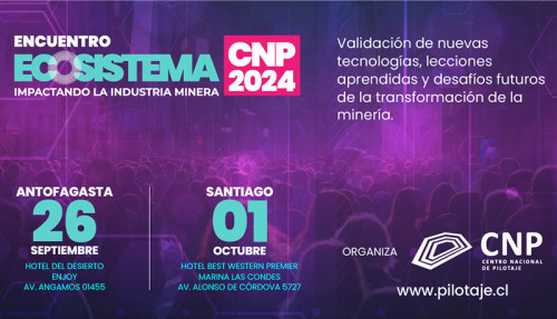 Encuentro tecnológico del CNP llega a Antofagasta y Santiago: Una cita imperdible para la innovación minera