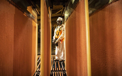 Antofagasta Minerals aumentó en 20% su producción durante el primer trimestre