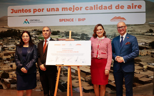 Mineras Spence | BHP, Centinela de Antofagasta Minerals y Sierra Gorda SCM se comprometen a mejorar la calidad del aire