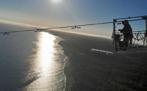 Transelec realizó complejo trabajo de mantenimiento para robustecer suministro eléctrico para Chiloé
