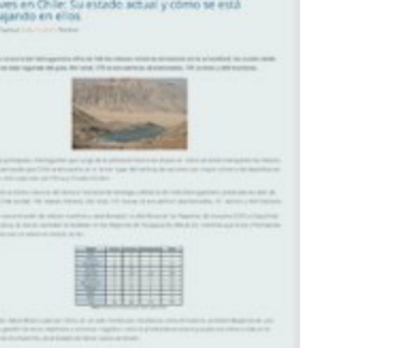 Ejemplo de reportaje publicado en Portal Minero