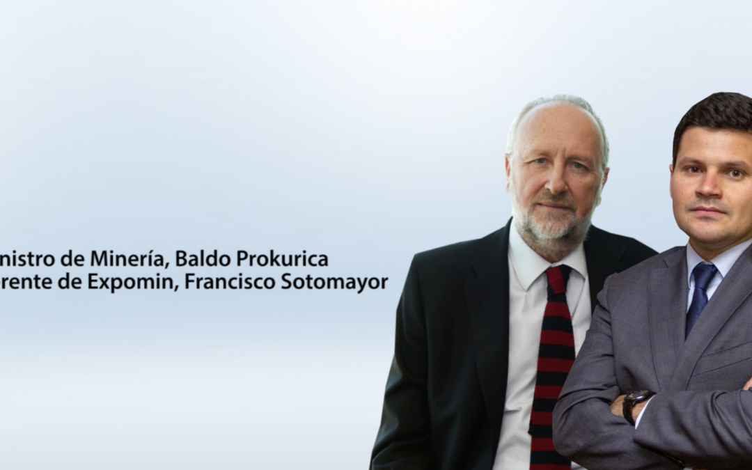 Entrevista ministro de Minería, Baldo Prokurica – gerente de Expomin, Francisco Sotomayor