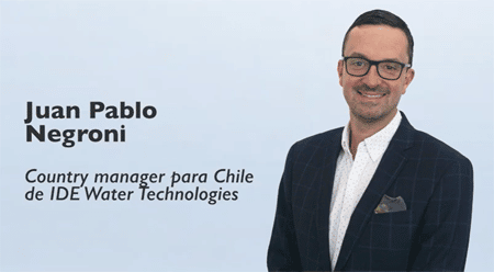 Juan Pablo Negroni – Country manager para Chile de IDE Water Technologies