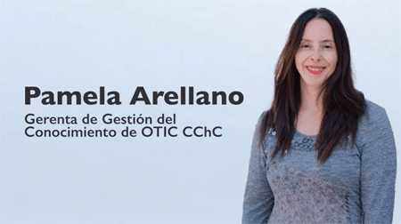 Pamela Arellano, Gerenta de Gestión del Conocimiento de OTIC CChC