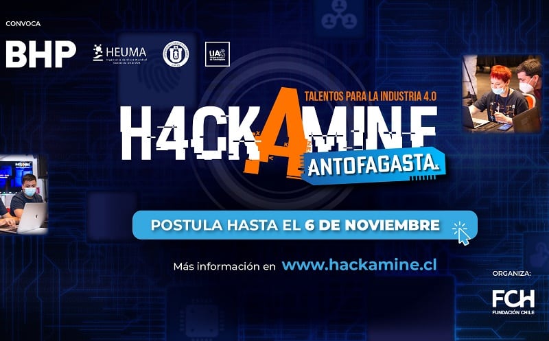 BHP lanza Hackamine en busca de los mejores estudiantes universitarios y egresados de Antofagasta