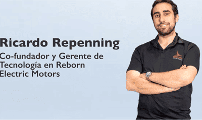 Ricardo Repenning, co-fundador y Gerente de Tecnología en Reborn Electric Motors