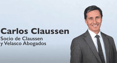 Carlos Claussen, socio de Claussen y Velasco Abogados
