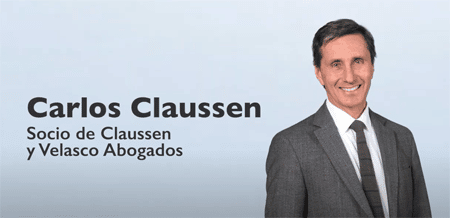 Carlos Claussen, socio de Claussen y Velasco Abogados