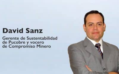 David Sanz, Gerente de Sustentabilidad de Pucobre y vocero de Compromiso Minero