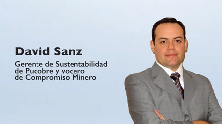 David Sanz, Gerente de Sustentabilidad de Pucobre y vocero de Compromiso Minero