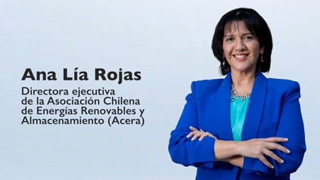 Ana Lía Rojas, directora ejecutiva de la Asociación Chilena de Energías Renovables y Almacenamiento (Acera)