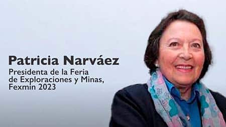 Patricia Narváez, presidenta de la Feria de Exploraciones y Minas Fexmin 2023