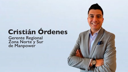 Cristián Órdenes, Gerente Regional Zona Norte y Sur de Manpower