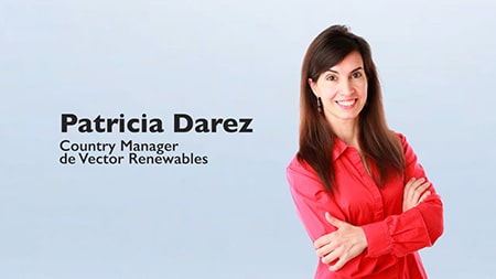 Patricia Darez, Country Manager de Vector Renewables