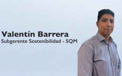 Valentín Barrera, Subgerente de Sostenibilidad de SQM