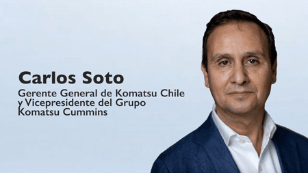 Carlos Soto, Gerente General de Komatsu Chile y Vicepresidente del Grupo Komatsu Cummins