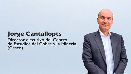 Jorge Cantallopts, Director Ejecutivo del Centro de Estudios del Cobre y la Minería (Cesco)