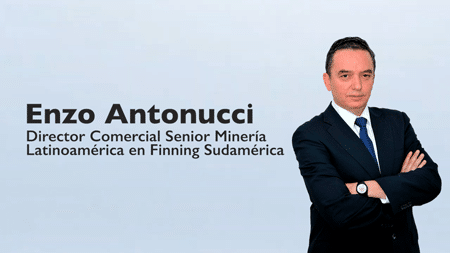 Enzo Antonucci, Director Comercial Senior Minería Latinoamérica en Finning Sudamérica