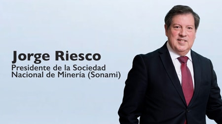 Jorge Riesco, presidente de la Sociedad Nacional de Minería (Sonami)