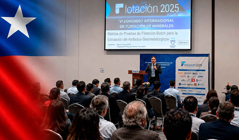 Chile en Flotación 2026: 16 expertos compartirán avances en flotación y procesamiento de minerales en Lima
