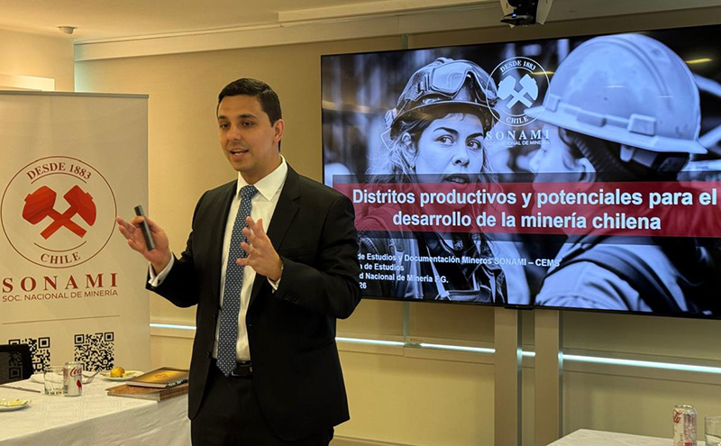 Sonami traza el nuevo mapa de la minería chilena mediante 19 distritos productivos y potenciales