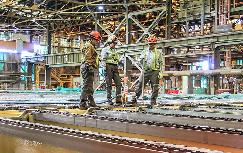 Chuquicamata transforma un desafío operacional en una innovación para la electrorrefinación del cobre