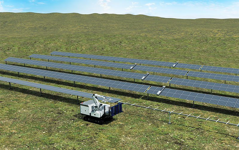 TrinaTracker lanza dos robots con IA para acelerar la construcción y el mantenimiento solar