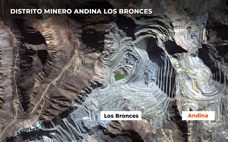Anglo American y Codelco concretan acuerdo para ejecutar plan minero conjunto entre Andina y Los Bronces