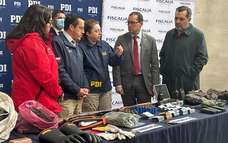 Investigación por robo de cobre culmina con más de 50 detenidos en O’Higgins