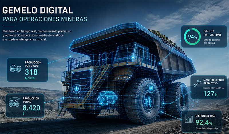 Gemelos digitales y BIM: Tecnología predictiva promete reducir hasta 15% los costos operativos en faena
