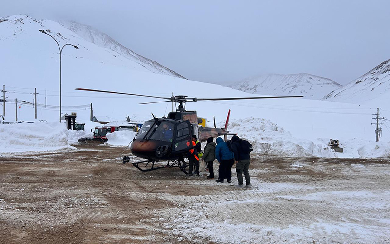 Barrick Chile concluye traslado de trabajadores desde campamento Barriales tras emergencia climática
