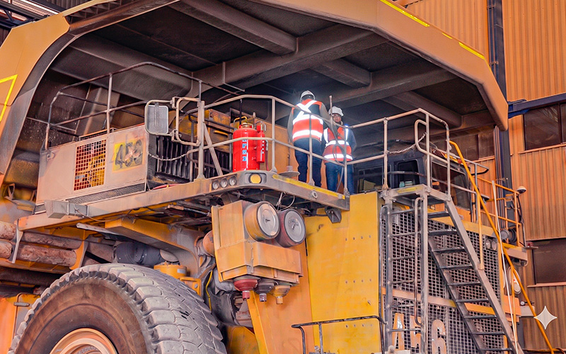 Chuquicamata fortalece la seguridad de sus camiones mineros con un sistema que se está implementando en todo Codelco