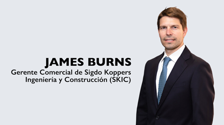 James Burns, Gerente Comercial de Sigdo Koppers Ingeniería y Construcción (SKIC)