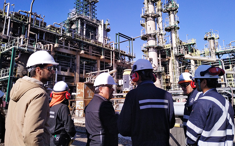 Visita técnica releva infraestructura clave para el abastecimiento de combustibles