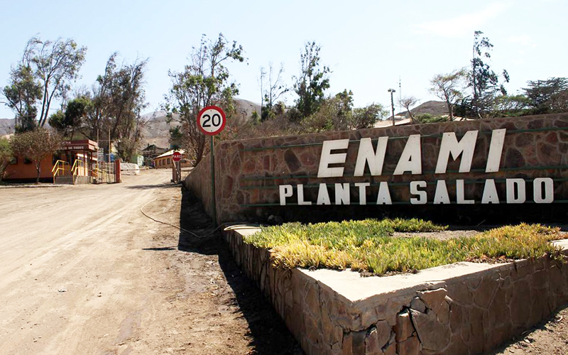 Enami licita servicio de suministro y transporte de agua para la Planta El Salado