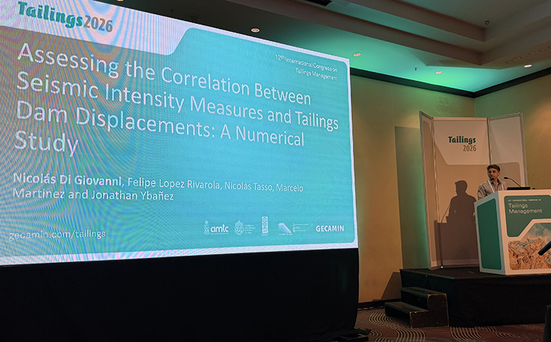 Expertos analizan respuesta sísmica, factores humanos y comportamiento geotécnico en el Congreso Internacional Tailings 2026