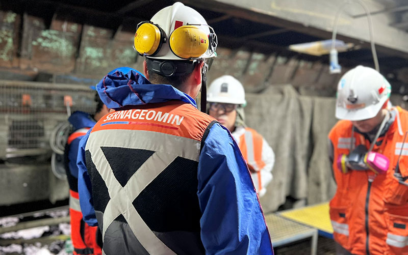 Sernageomin despliega 14 fiscalizadores en El Teniente de Codelco en su segunda fiscalización masiva del año