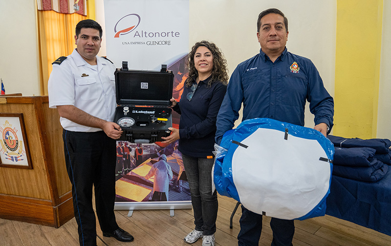 Alianza estratégica entre Altonorte y Bomberos fortalece la seguridad ante emergencias HAZMAT en Antofagasta