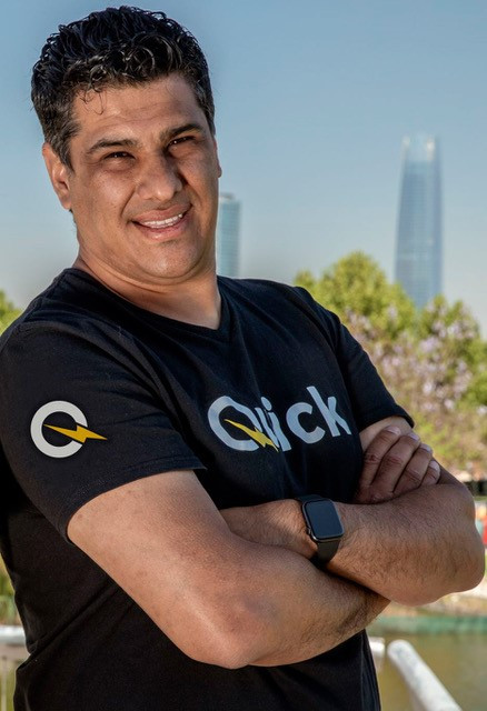 Claudio Paredes, Country Manager de Quick en Chile