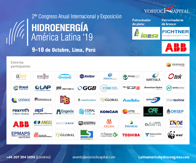 2° Congreso Anual Congreso Internacional Hidroenergía América Latina