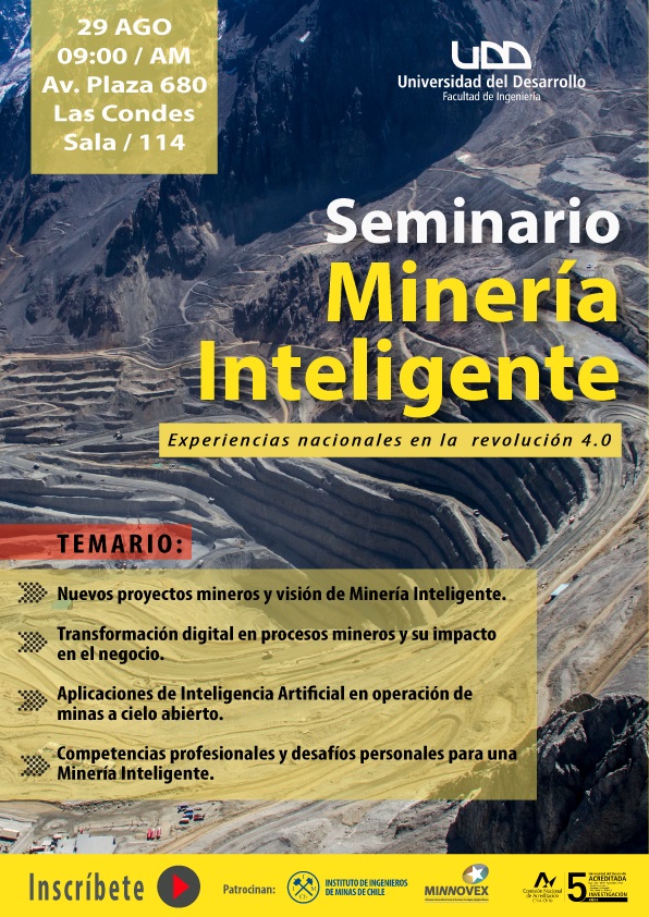 Seminario «Minería Inteligente» experiencias nacionales en la revolución 4.0