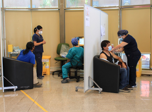 Más de mil 500 trabajadores(as) de la educación de la comuna serán inmunizados contra el Covid-19 en el Hospital del Cobre