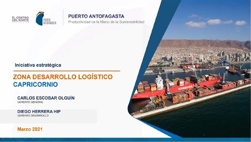 Puerto Antofagasta presentó el proyecto Zona de Desarrollo Logístico Capricornio