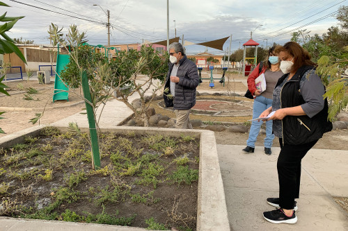 Recuperan dos plazas de la villa Ayquina para generar mejores espacios para los vecinos