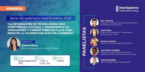 Webinar de InterSystems abordará la importancia del monitoreo de fatiga y somnolencia de operadores y conductores a través de la integración de tecnología