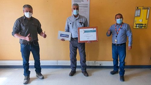 Trabajadores de la mina fueron los ganadores del concurso «Idear C+ Sustentable” de Chuquicamata