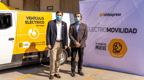 Chilexpress presentó nuevo furgón eléctrico