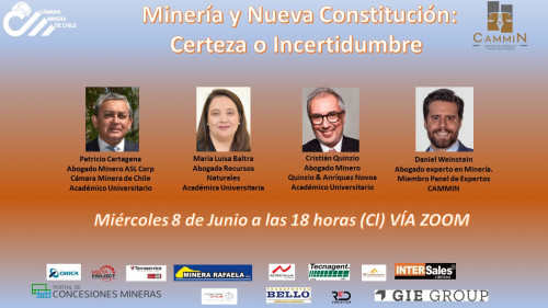 Cámara Minera de Chile realizará Webinar: «Minería y Nueva Constitución: Certeza o Incertidumbre”