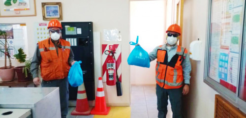 Chuquicamata continúa entregando Kit de Salud para las familias de sus trabajadores